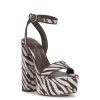 Axtyn Platform in Brown Zebra