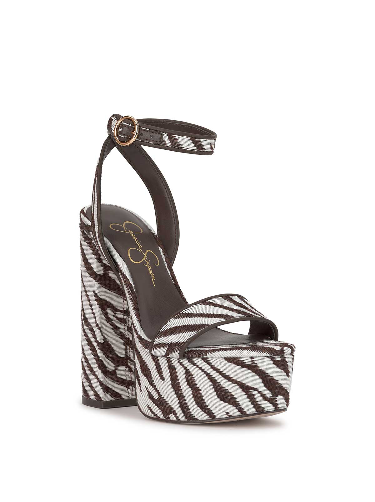 Axtyn Platform in Brown Zebra