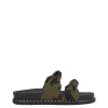 Caralyna Flat Sandal in Forest Camo