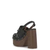 Cazea Platform in Jeweled Black