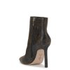 Debia High Heel Bootie in Black & Brown