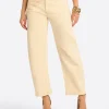 JS Jessica Simpson Austin Darted Barrel Jean in Undyed Natural