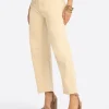JS Jessica Simpson Austin Darted Barrel Jean in Undyed Natural