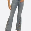 JS Jessica Simpson Hollywood High Rise Flare Jean in Boone