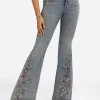 JS Jessica Simpson Hollywood High Rise Flare Jean in Boone