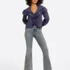 JS Jessica Simpson Hollywood High Rise Flare Jean in Boone