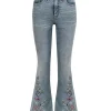 JS Jessica Simpson Hollywood High Rise Flare Jean in Boone