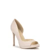 Kimli Peep Toe Pump in Chalk