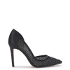 Prizma D'Orsay Pump in Black Mesh Sparkle