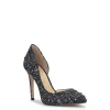 Prizma D'Orsay Pump in Midnight Bandana
