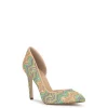 Prizma D'Orsay Pump in Raffia Chevron