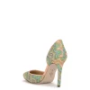 Prizma D'Orsay Pump in Raffia Chevron