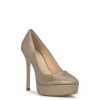 Sinelia Platform Pump in Bronze