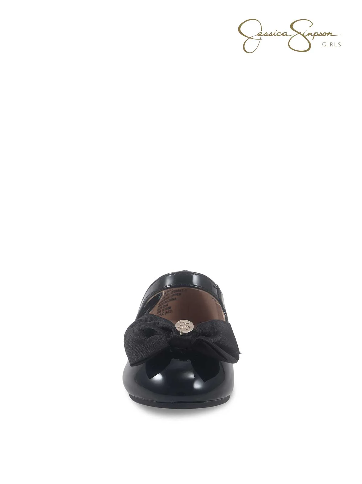 Toddler Amy Big Bow Mary Jane in Black