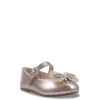 Toddler Amy Bow Ballet Flat in Champagne