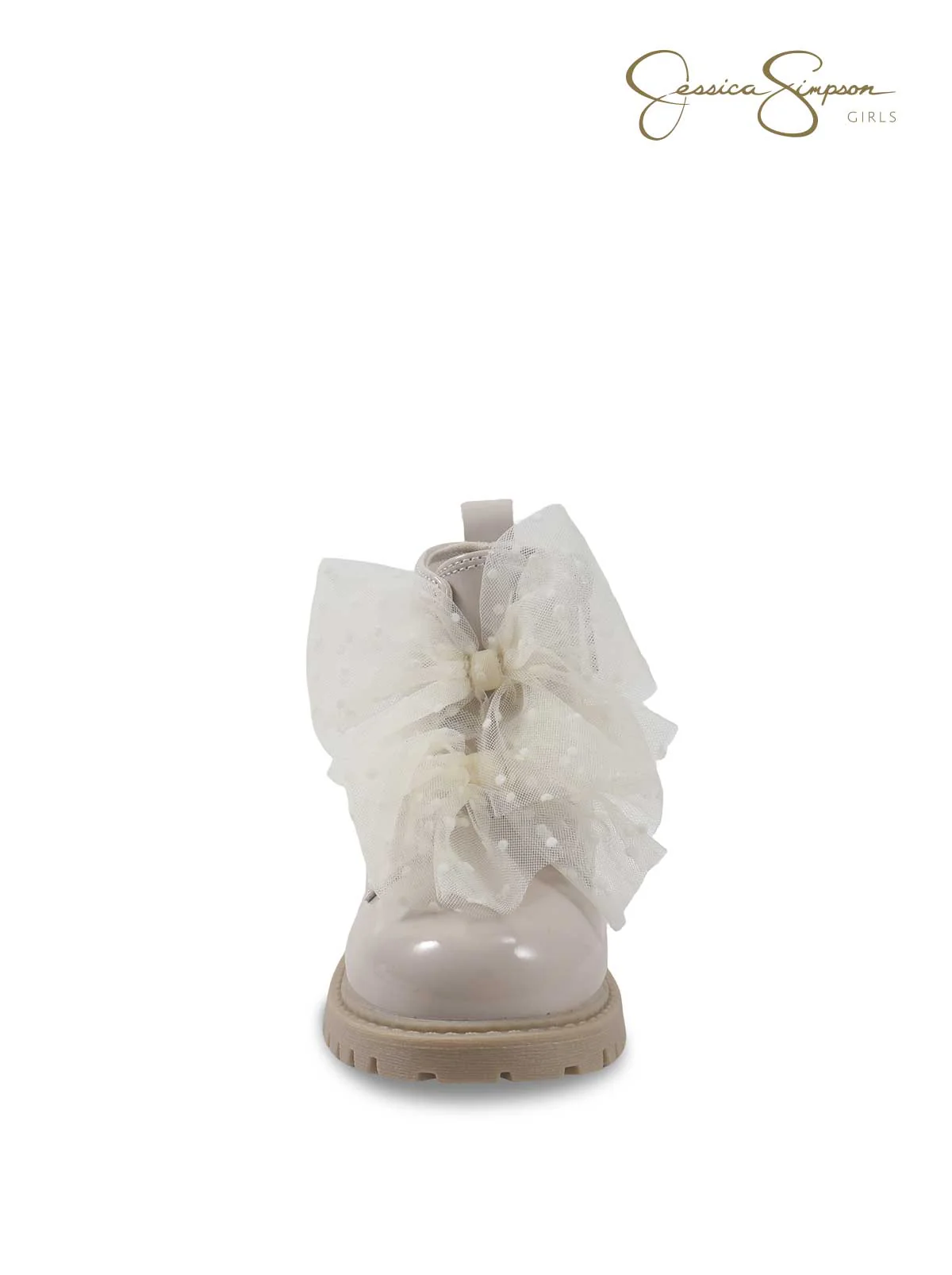 Toddler Daria Sneaker Double Bow in Cream