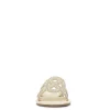 Bria Flat Sandal in Ivory