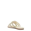 Bria Flat Sandal in Ivory