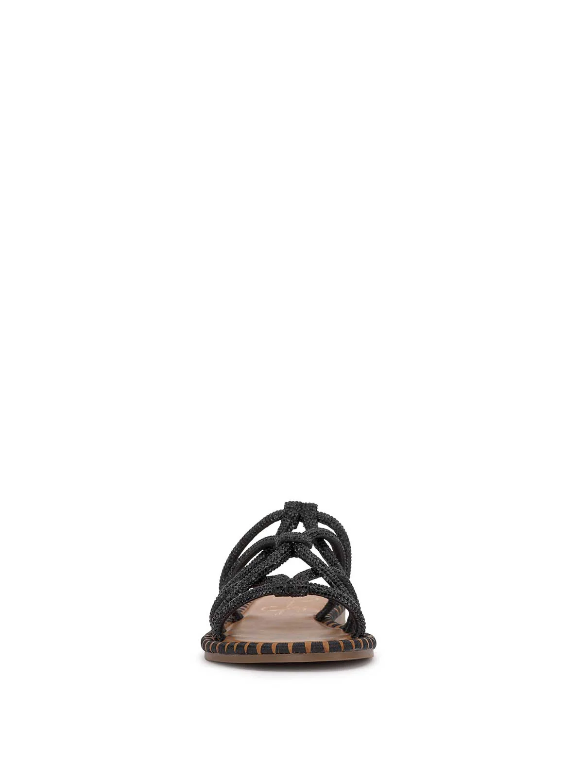 Briellea Embellished Sandal in Black