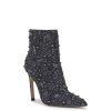 Wilonix Pointed Toe Bootie in Midnight Bandana