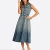 JS Jessica Simpson Denim Dress in Alderwood