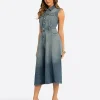 JS Jessica Simpson Denim Dress in Alderwood