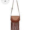Jessica Simpson 2.0 Ava Saddle Crossbody in Golden Oak