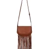 Jessica Simpson 2.0 Ava Saddle Crossbody in Golden Oak