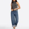 Jessica Simpson 2.0 Asha Shimmer Top in Black