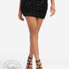 Jessica Simpson 2.0 Amielie Sequin Skirt in Black