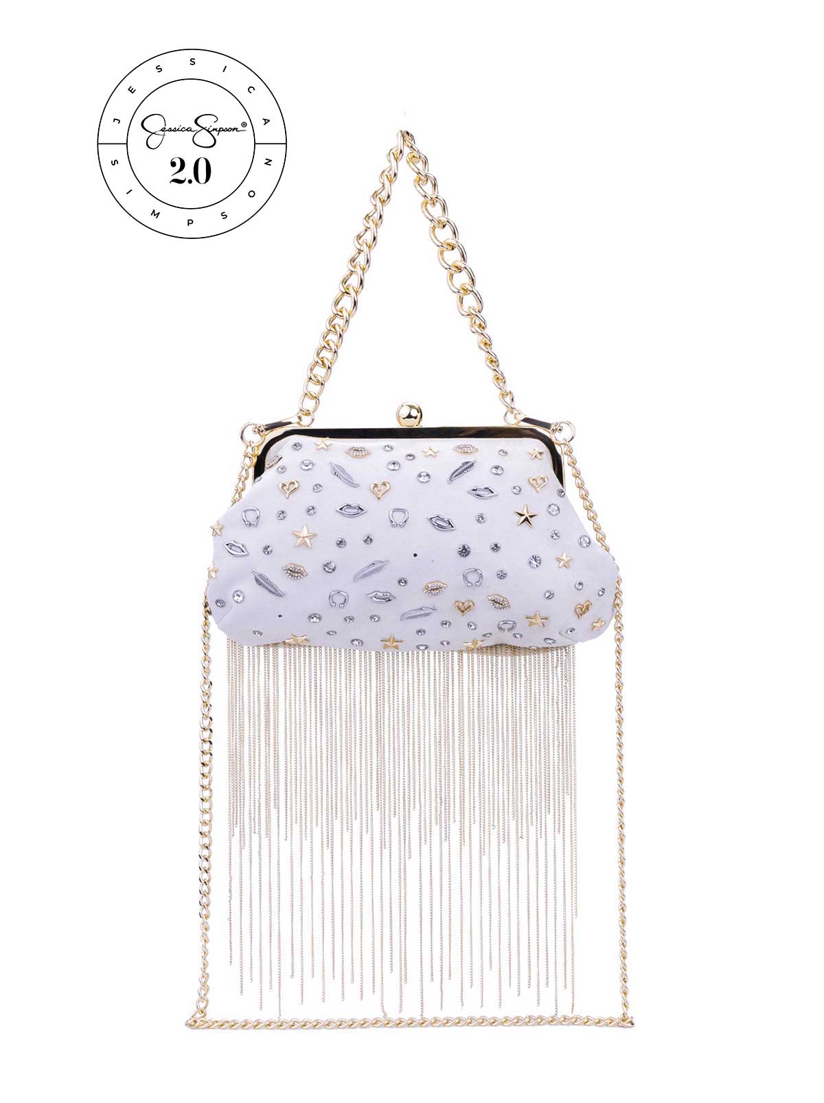 3144-jessica-simpson-2.0-zoe-frame-clutch-in-soft-ivory-1.jpg Jessica Simpson 2.0 Zoe Frame Clutch in Soft Ivory