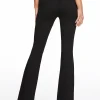 Pull On Flare in Black Ponte