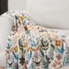 Mila Plush Throw in Blush