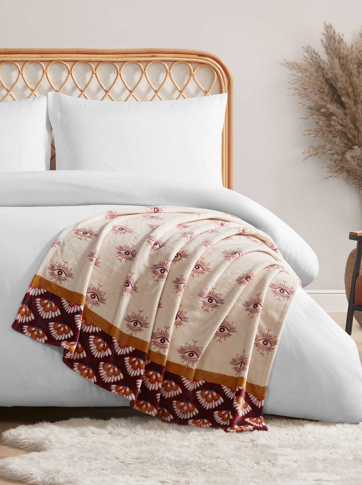 3247-celeste-plush-throw-in-burgandy-red-1.jpg Celeste Plush Throw in Burgandy Red