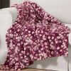 3248-wildflower-park-plush-throw-in-wine-red-2.jpg Wildflower Park Plush Throw in Wine Red