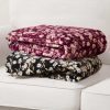 3248-wildflower-park-plush-throw-in-wine-red-4.jpg Wildflower Park Plush Throw in Wine Red