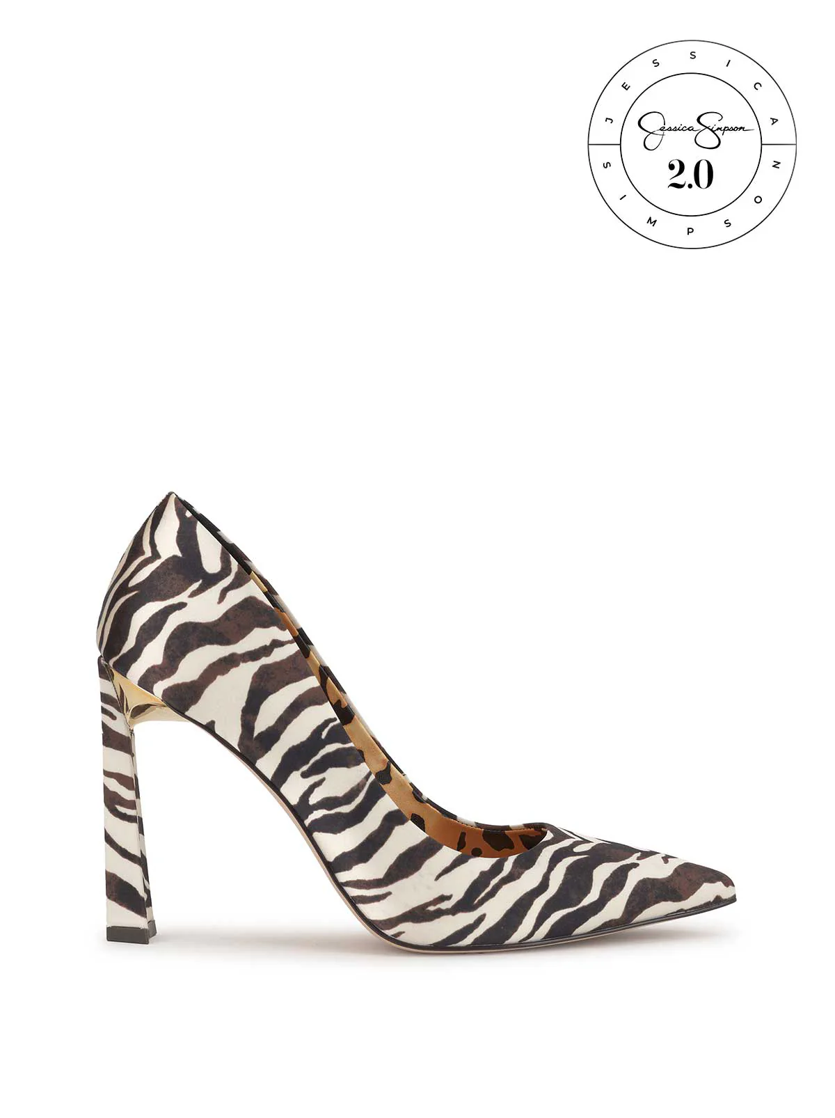 Omissia High Heel in Brown Zebra