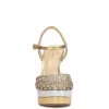 Inaia Braided Platform Sandal in Gold