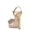 Inaia Braided Platform Sandal in Gold