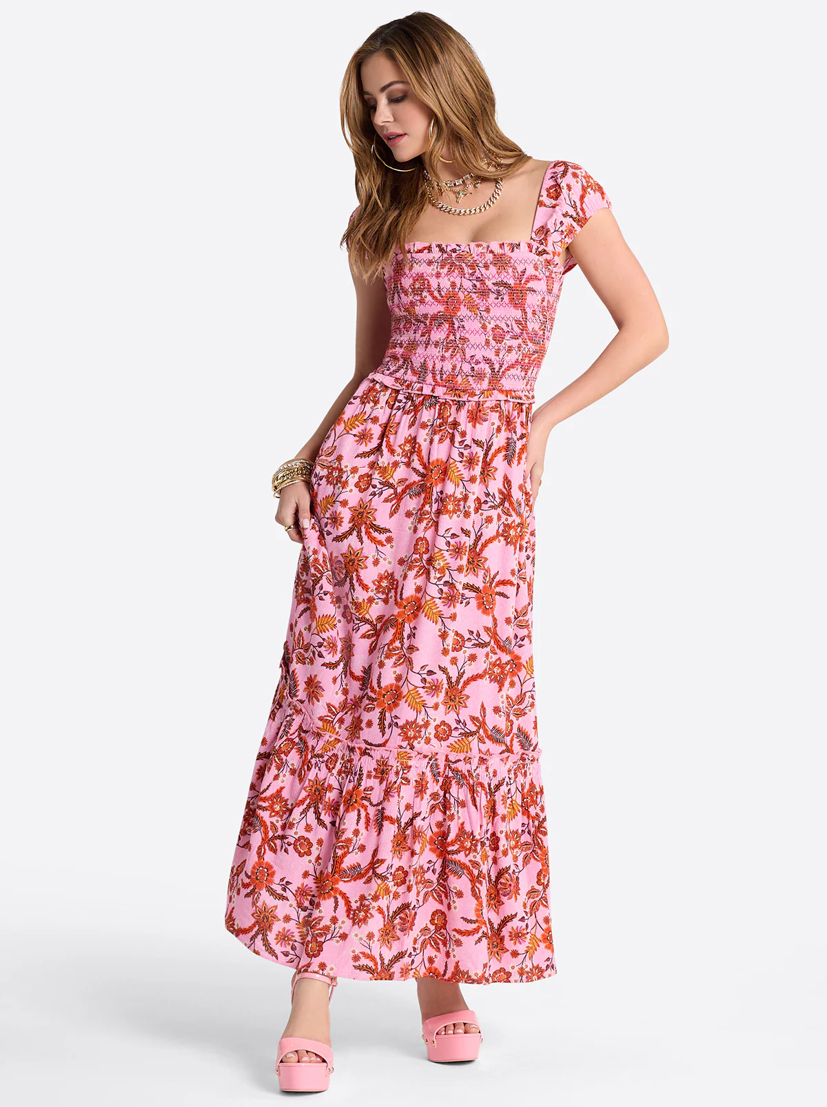 3506-clarice-maxi-dress-in-rosebloom-wild-jacobeans-3.webp Clarice Maxi Dress in Rosebloom Wild Jacobeans