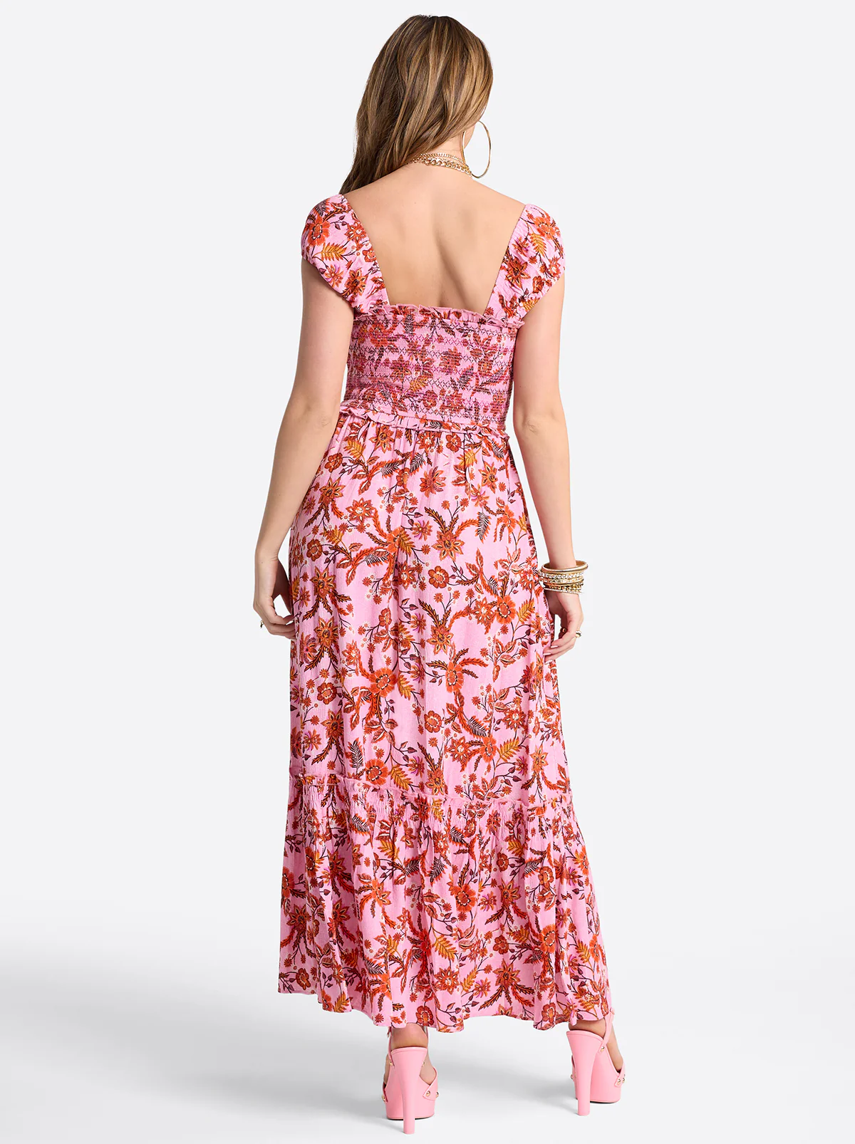 3506-clarice-maxi-dress-in-rosebloom-wild-jacobeans-5.webp Clarice Maxi Dress in Rosebloom Wild Jacobeans
