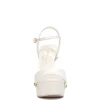 Calenta Studded Platform in White