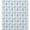 Braelyn Blue Roses Plush Throw Blanket