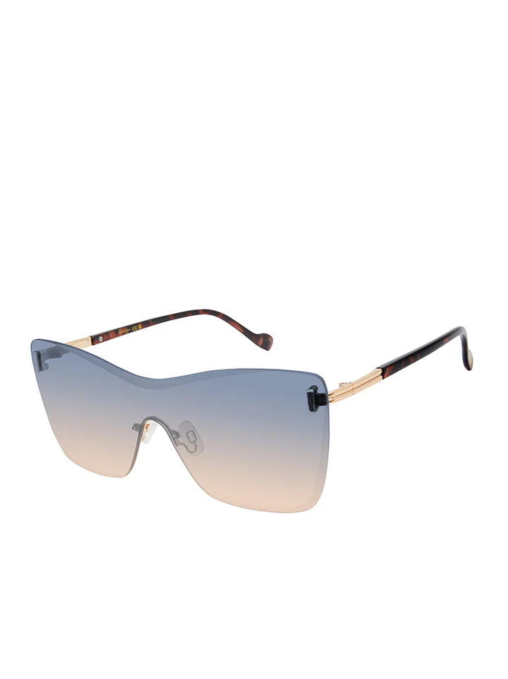 3692-glamorous-frameless-shield-sunglasses-in-gold-tortoise-1.webp Glamorous Frameless Shield Sunglasses in Gold & Tortoise
