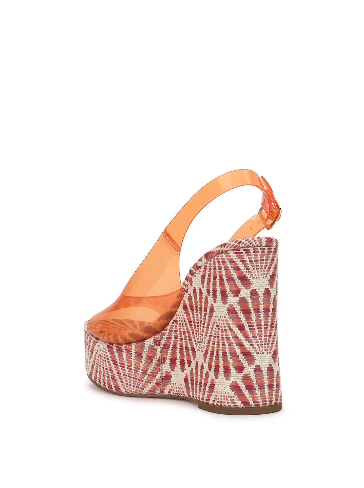 Kaliese Wedge in Tangerine