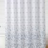 Jalina Blue Shower Curtain Set