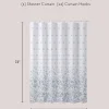 Jalina Blue Shower Curtain Set