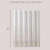 Nori Floral Blush Shower Curtain Set