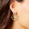 Orbital Crystal Drop Earrings