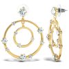 Orbital Crystal Drop Earrings